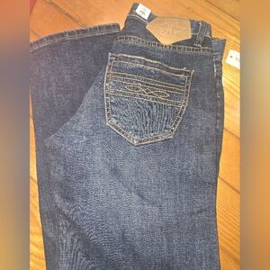 Tin Haul Dark Blue Straight Leg Jeans